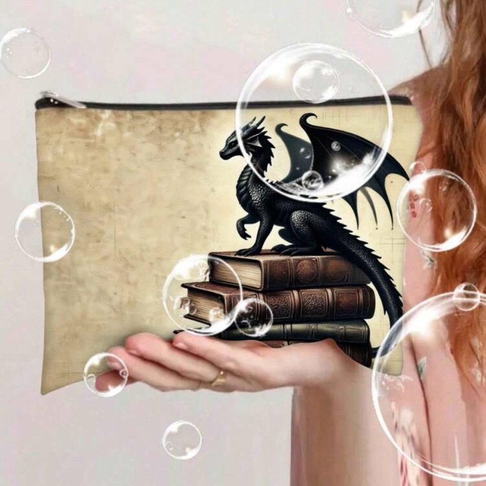 Dragon Print Clutch. BRAND NEW NO TAGS